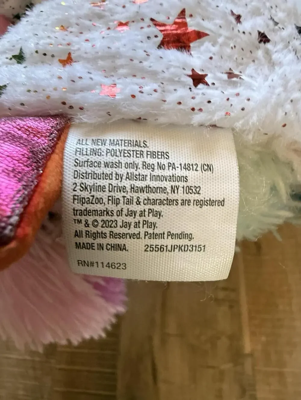 flip a zoo plush unicorn/‎ Pig Rainbow Feet
